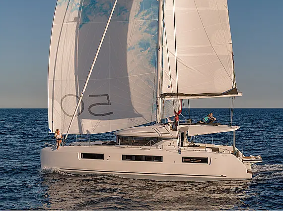 Crewed Catamaran Lagoon 50 Zuzo 1ST - For Charter - details