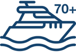 Big yacht charter fleet with 70+ luxury yachts: motor yacht, sailing boats & catamarans to charter and sail in Croatia. Option with crew or skipper.