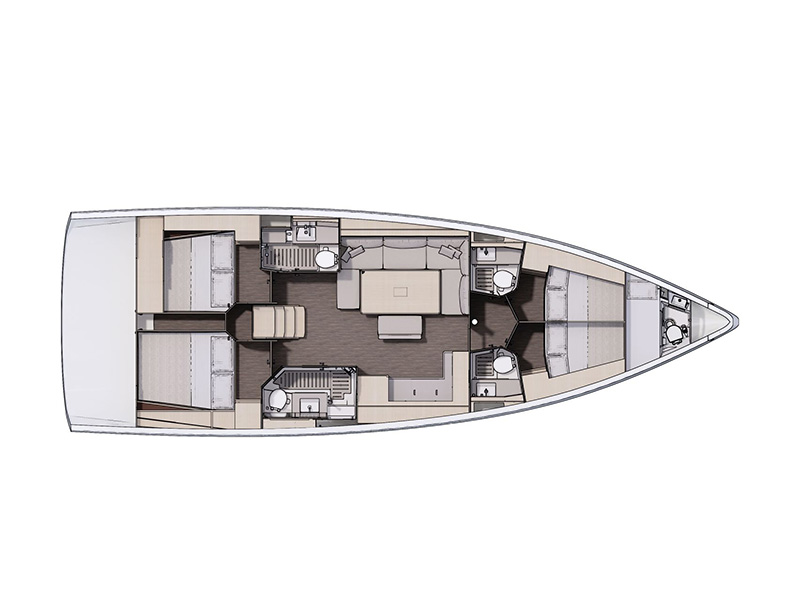 Dufour470 layout