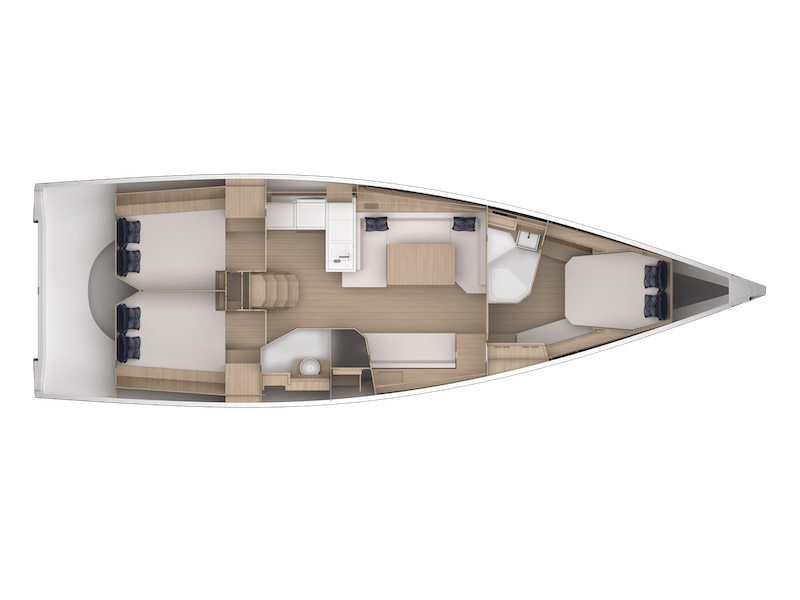 Grand Soleil 44 layout