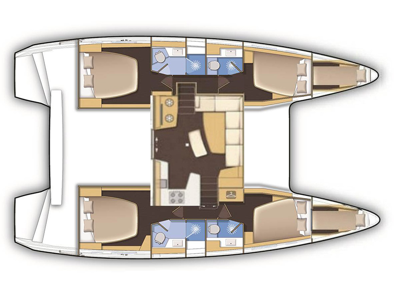 Lagoon 42 layout