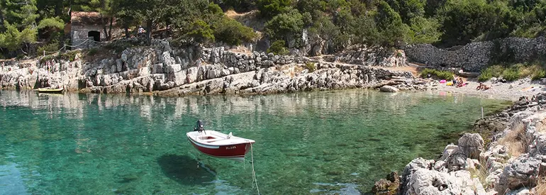 Split Islands Sailing Route